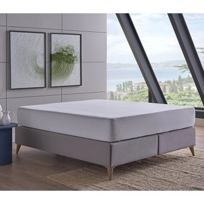 Waterproof mattress protector PERLA 160x200cm white