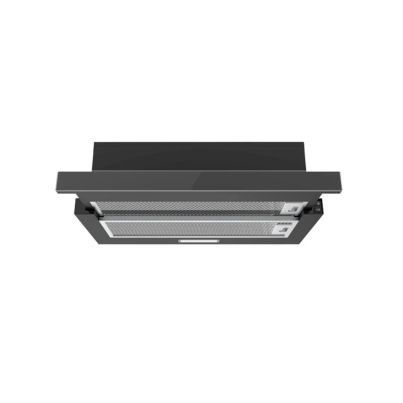 Telescopic wall mounted cooker hood EL-60L07BL 550m³/h black