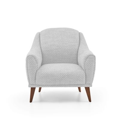 Wing chair BRITA white 89/93/90cm