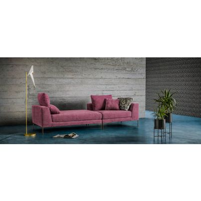 Modular straight sofa SAMOA ARES ALESSIA