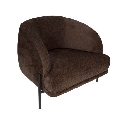 Wing chair FIKA brown/BERGE 1072