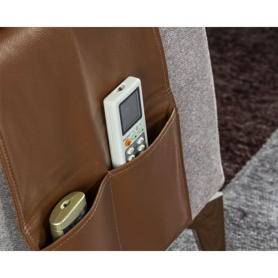 Remote Control Holder LUGANO brown