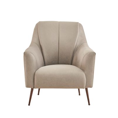 Wing chair MILENA light brown 83/82/92cm