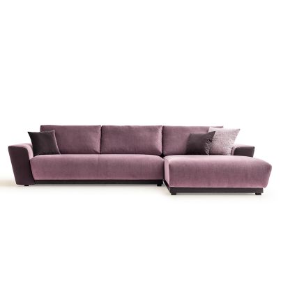 Modular sectional fabric sofa MONARC burgundy/KAPADOKYA 10636-AQUA 580 right 330/85/190cm