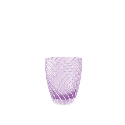 Water glasses Vertigo tumbler 380ml 6pcs. amethyst/white