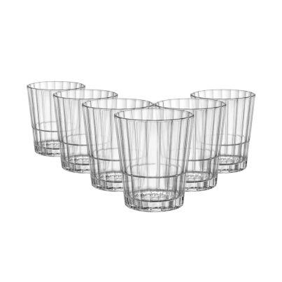 Glasses Rocks OXFORD BAR 312ml 6pcs. clear