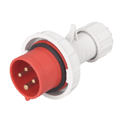 Industrial plug HTN-0141 16A IP67 3P+E 400V