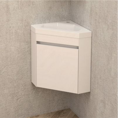 BATHROOM CABINET CORNER 3939 XANTANA, White