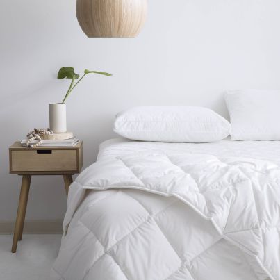 Duvet DILIOS Cotton Deluxe, 150/210 cm, 150 g/m2, white