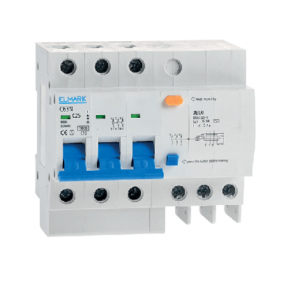 Combined residual current device JEL6 C16 3P 16A/300mA