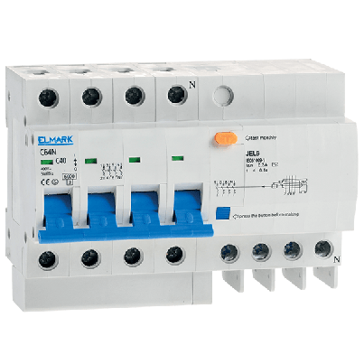 Combined residual current device JEL6 C50 4P 50A/300mA