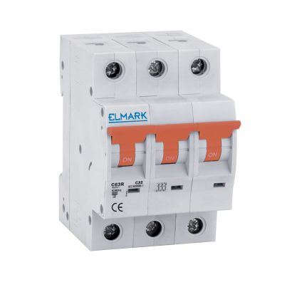 MINIATURE CIRCUIT BREAKER C63R 32A 3P 6kA CURVE C