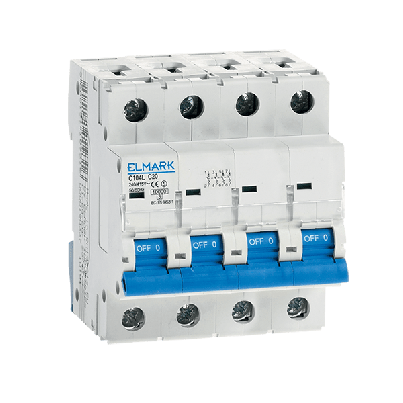 Miniature circuit breaker C104L 50A 4P 10kA Curve C Design 2