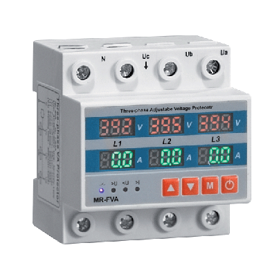 Digital monitoring voltage relay MN4 63A 4P 400V 