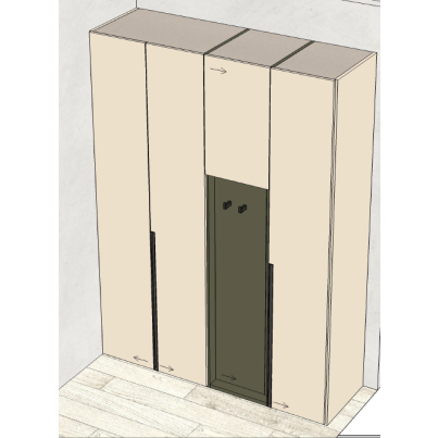 Modular wardrobe SL4260