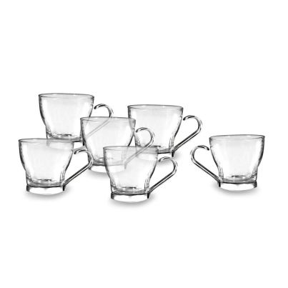 Coffee cups OSLO 109ml 6pcs. clear