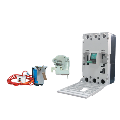 Electronic molded case circuit breaker DS1 MAX-400E 400A 3P 230V with mounted MN