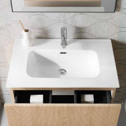 CERAMIC BASIN 70 white gloss