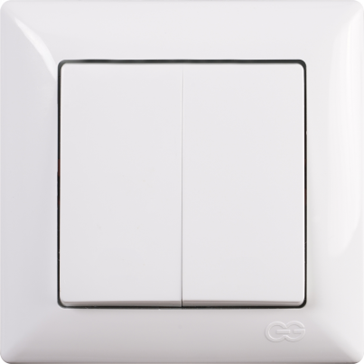 VISAGE 2-WAY SWITCH WHITE