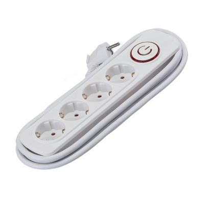 MultIplug fourfold 2M H05VV-F 3x1.5mm2+key