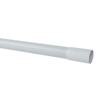 Halogen Free PVC RIGID conduit EC D16- 3M Halogen free technopolymer Gray RAL7035 LSZH cable conduit, with sleeve 3000 length