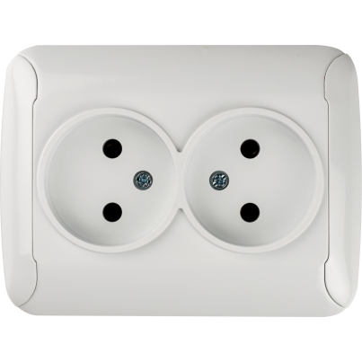 FANTASIA DOUBLE SOCKET WHITE /401150/