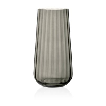 RONA Optical glass vase Fade onyx h 25cm