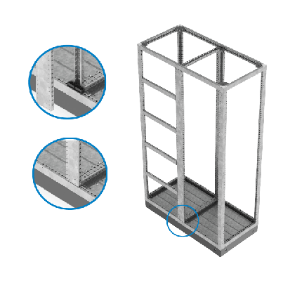 DBT- vertical splitting set for height 200cm