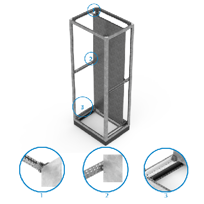 MAT- middle connection plate set 200