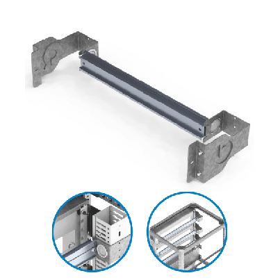 RAT- Din-rail fixing set 60