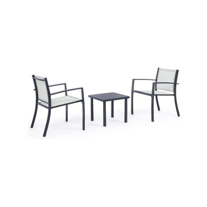Garden furniture 3 pcs./set AURI anthracite/grey