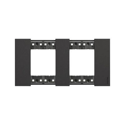 Cover Plate 2x2-Module LEGRAND Living Now, Black