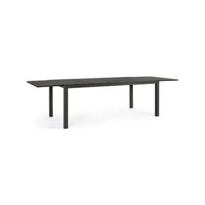 Extendible table HILDE 200/300x100x75 cm. anthracite