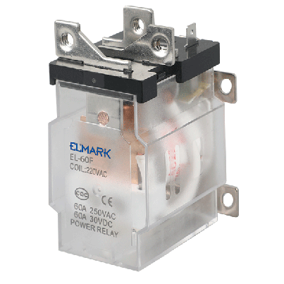 Power relay EL-60FN 1Z 60A 12VDC