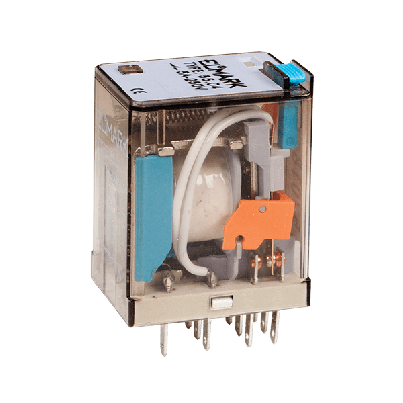 Industrial relay 55.04 12VDC 4NO+4NC