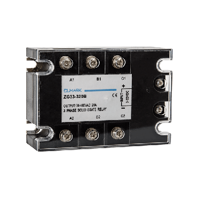 Solid state relay ZG33-3-10B 400VAC 10A 3P