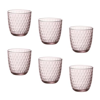 Water glasses SLOT 290ml 6pcs. lilac rose