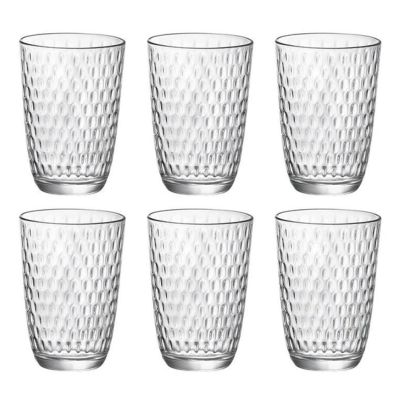 Water glasses SLOT 390ml 6pcs. clear