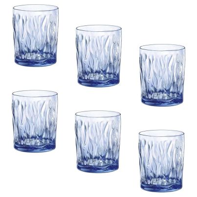 Water glasses WIND 300ml 6pcs. blue