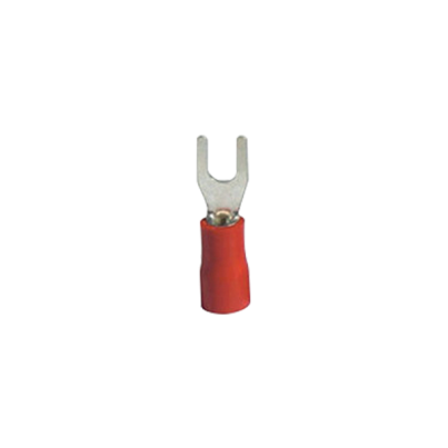 SVS 1.25-4 Insulated fork terminals/red (100 pcs. per pack)