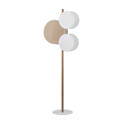 Floor lamp PULSE 5960 3xE27 white/brown