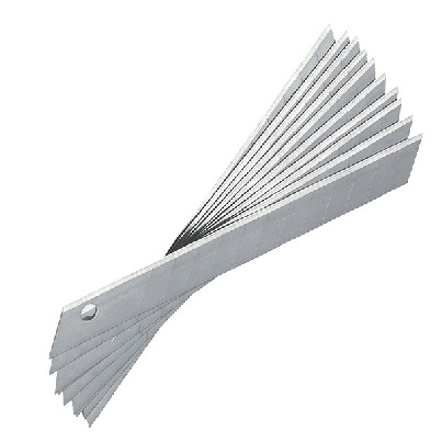 Knife spare blades 9mm 10pcs.