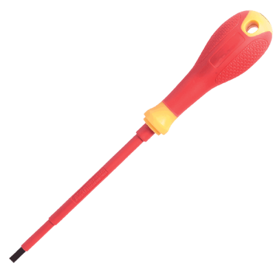VDE insulated screwdriver- slotted 1000V 4X100mm