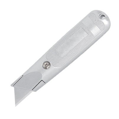 Aluminum fixed blade utility knife SK5 blade