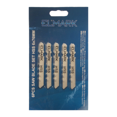 6PCS SAW BLADE SET HSS 6x76mm