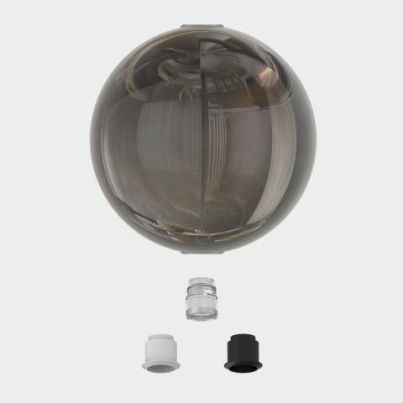 ACB Pipe Slim Glass Lampshade Smoked