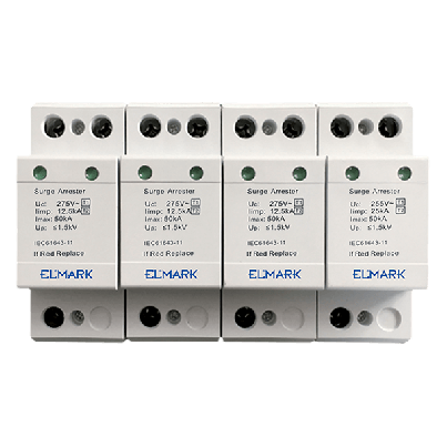 Surge arrester SPD-X 3P 230V AC/400V AC 12,5kA Type 1+2