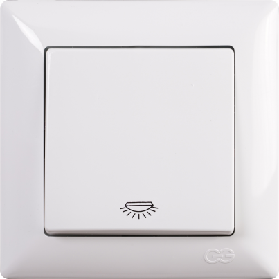 VISAGE LIGHT BUTTON WHITE