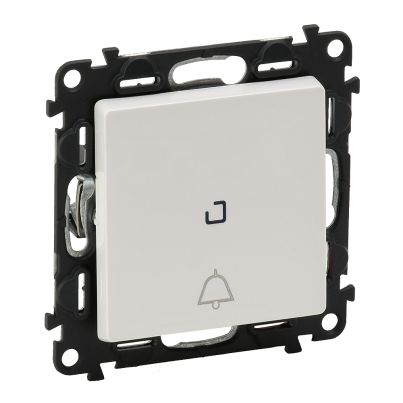 LEGRAND VALENA LIFE ONE BUTTON DOORBELL SWITCH TWO WAY WITH LIGHT WHITE