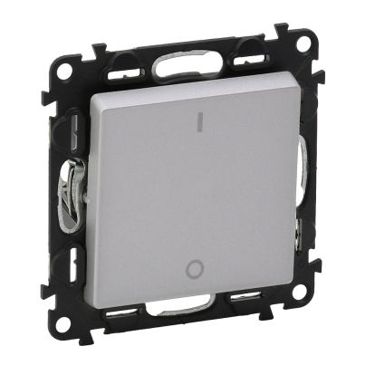 LEGRAND VALENA LIFE 2P SWITCH 10 AX ALUMINIUM